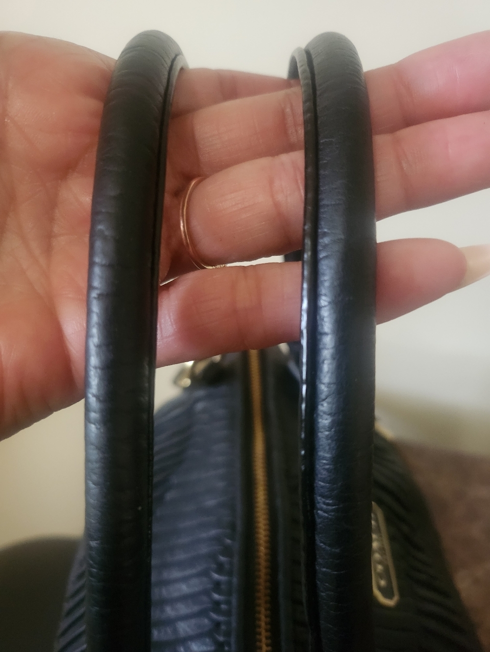 Coach Madison Black Textured Leather Satchel/Wallet Bundle EUC - Picture 6 of 16